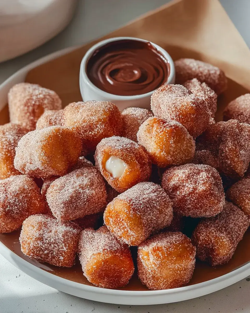 Leckere Churro Bites aus der Heißluftfritteuse Rezept 4 Air Fryer Churro Bites