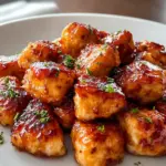 Air Fryer Honey BBQ Chicken Bites