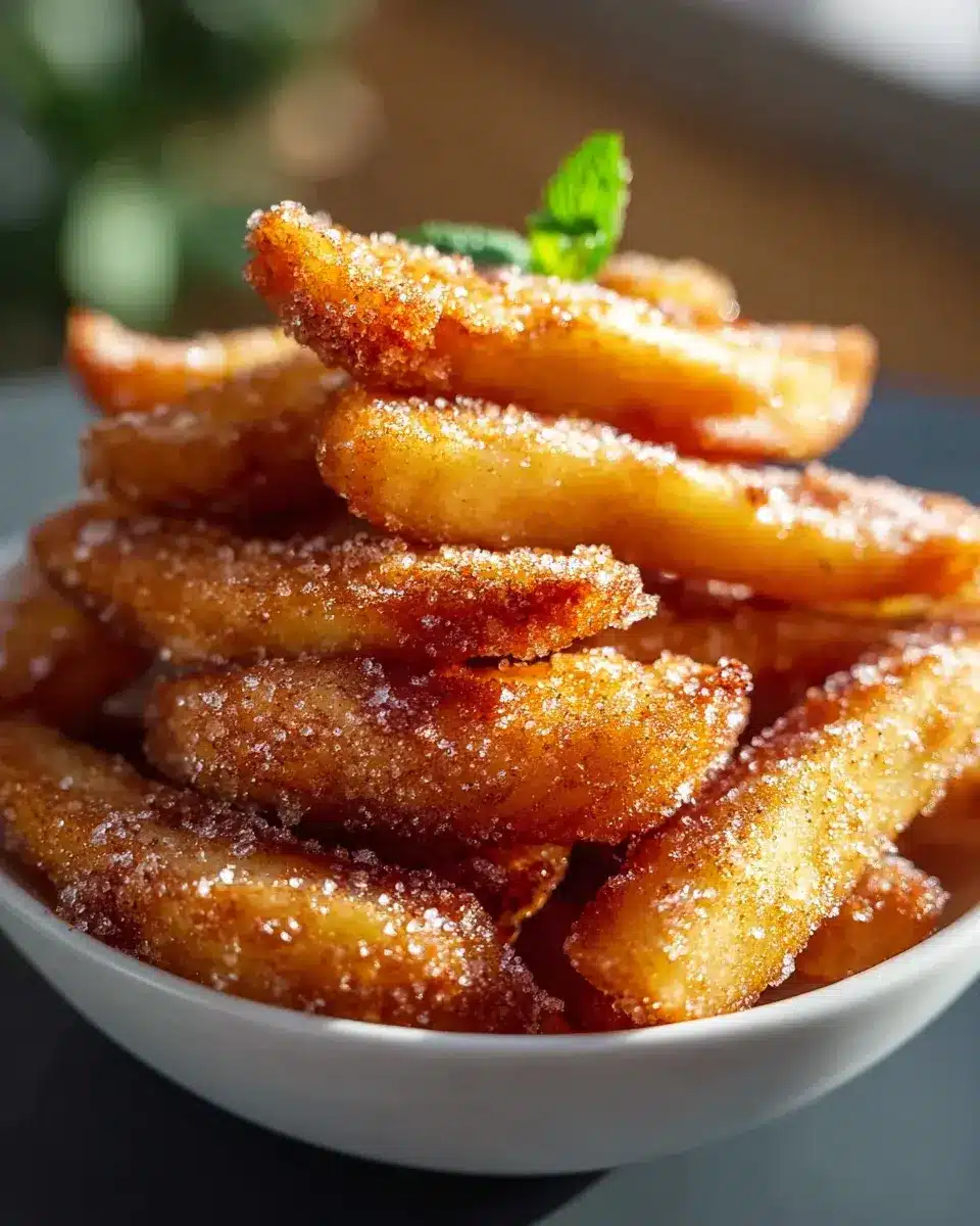 Apfelsticks im Airfryer