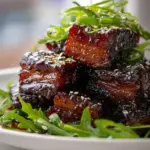 Asian Style Soy Garlic Beef Belly