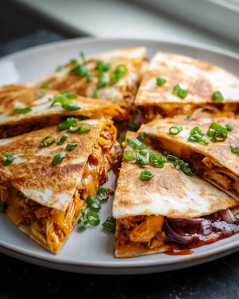 Leckere BBQ Chicken Quesadillas: Einfach und Schnell zubereiten! 4 BBQ Chicken Quesadillas