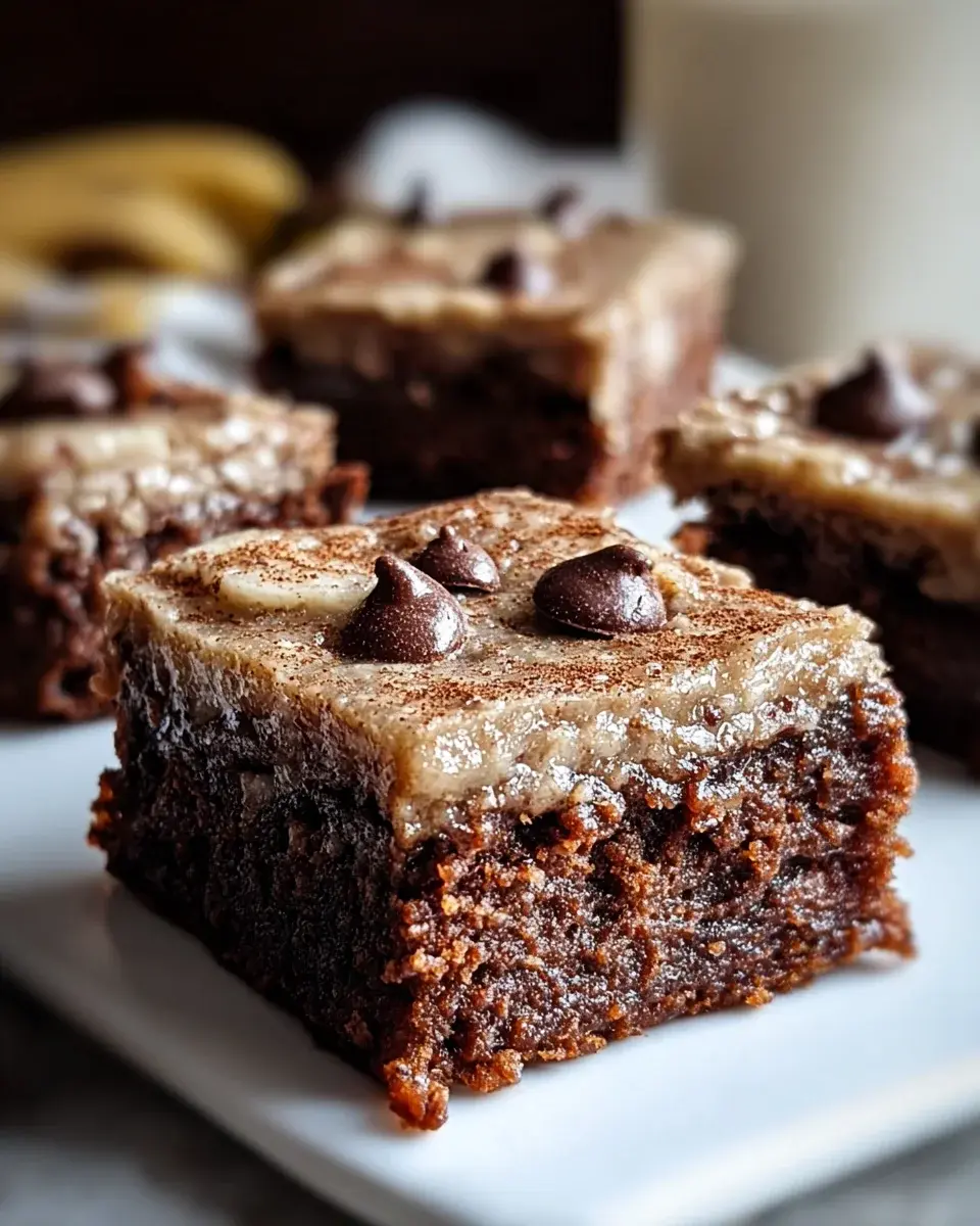 Leckere Banana Bread Brownies – Saftig und einfach zubereitet! 4 Banana Bread Brownies