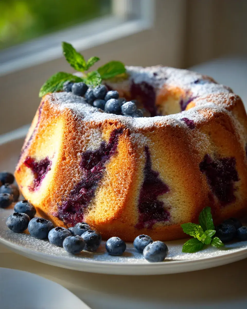 Blaubeer Quark Joghurt Kuchen: Leicht, cremig, unwiderstehlich 4 Blueberry Quark Yogurt Cakes