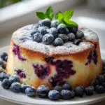 Blueberry Quark Yogurt Cakes