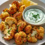 Blumenkohl Airfryer Kryuterquark