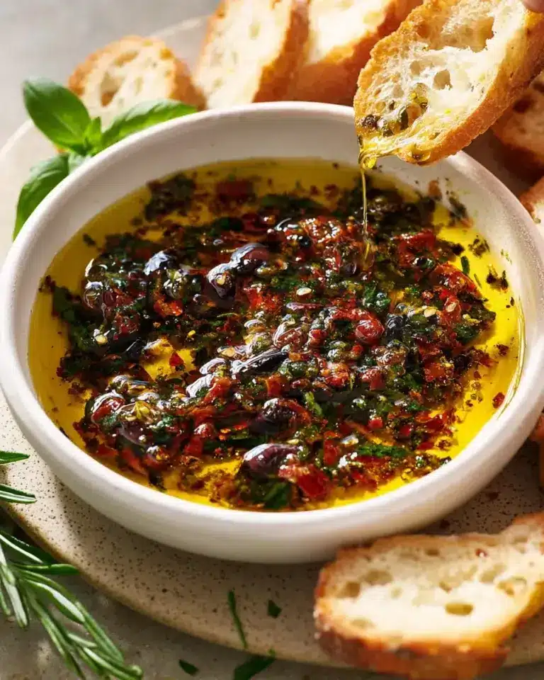 Leckeres Bread Dipping Oil Rezept für genussvolles Dippen