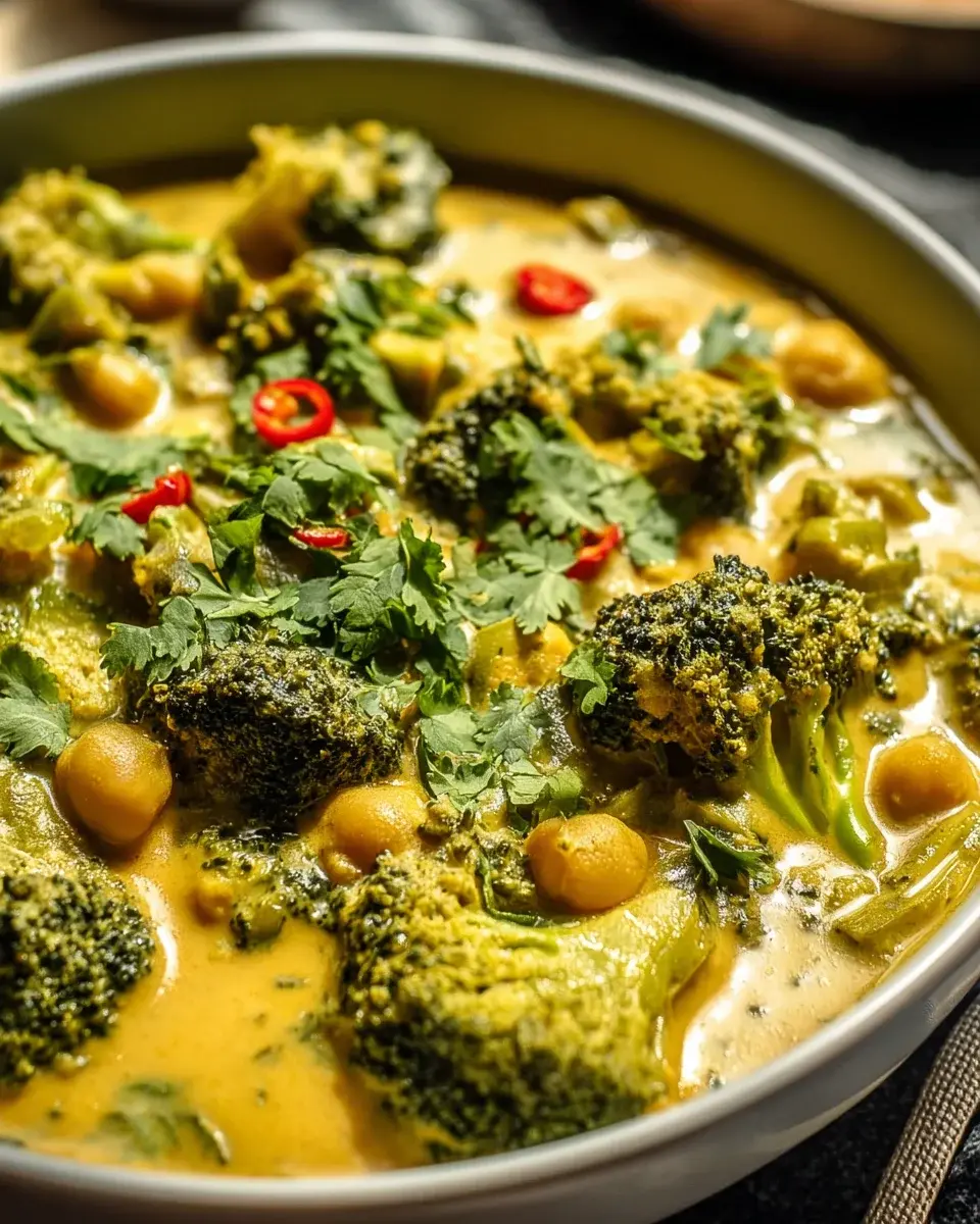 Brokkoli Kichererbsen Curry: Gesund, schnell & vegan genießen 4 Brokkoli Kichererbsen Curry
