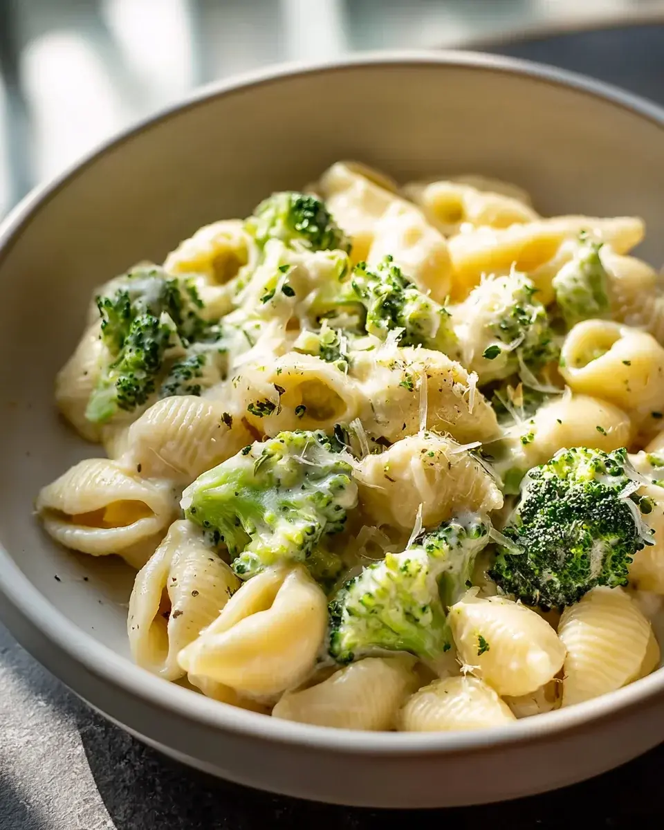 Brokkoli Nudeln Sahne 2