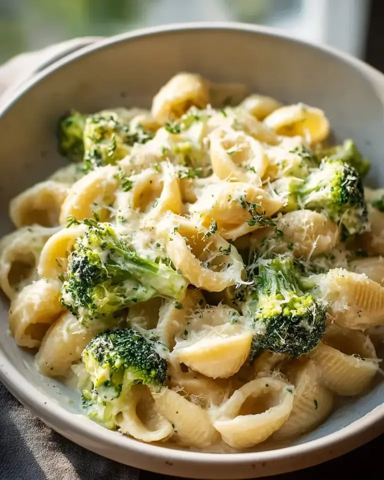 Leckere Brokkoli Nudeln in cremiger Sahnesoße genießen!