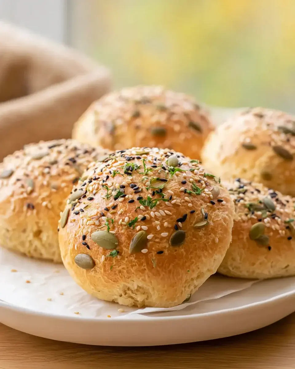 Leckere Brötchen: Einfaches Rezept für fluffige Brötchen! 4 Brötchen