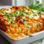 Buffalo Chicken Lasagna Bake
