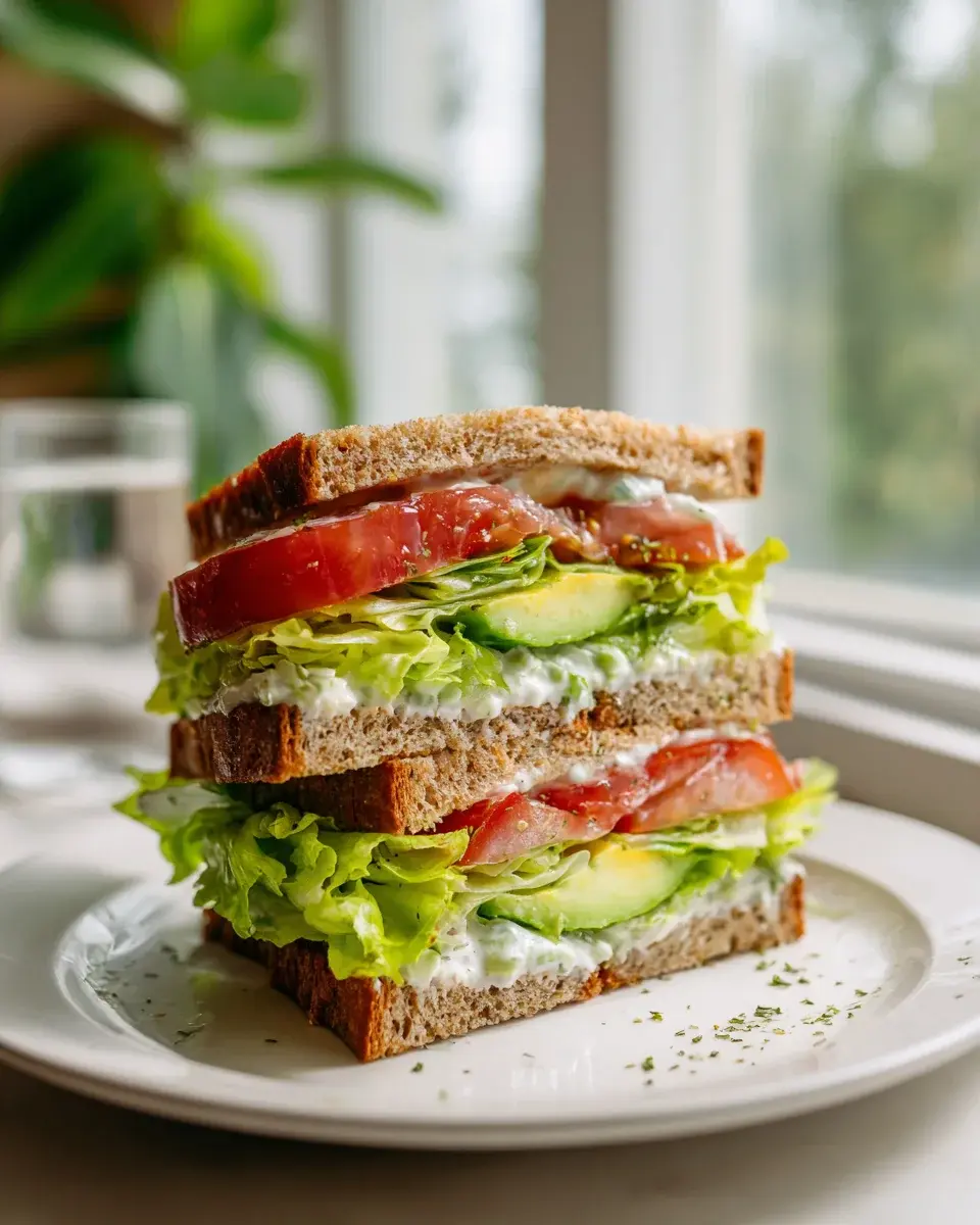 Leckeres Caesar Sandwich: Avocado, Tomaten & perfekter Genuss 4 Caesar Sandwich mit Avocado und Tomaten