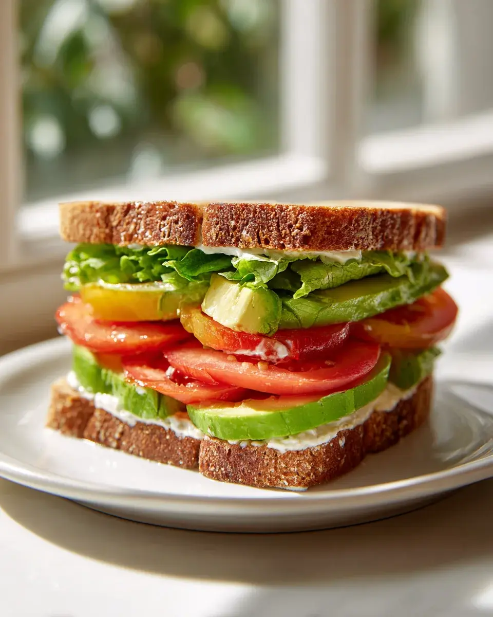 Leckeres Caesar Sandwich: Avocado, Tomaten & perfekter Genuss