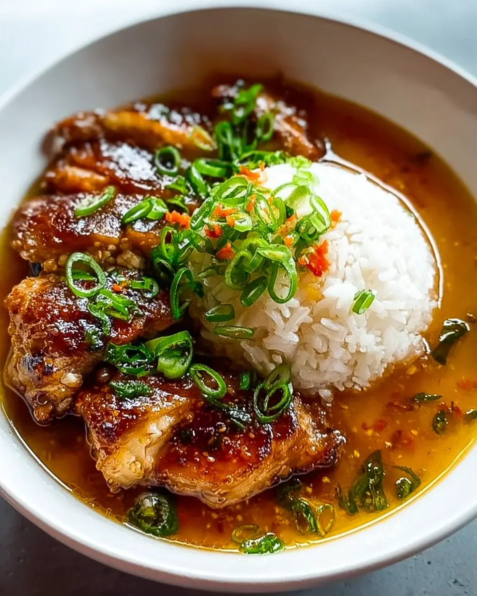 Caramelised Soy Chicken