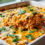 Chicken Enchilada Rice Casserole