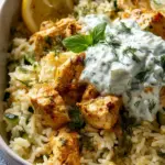 Chicken Tzatziki Rice Bake 3