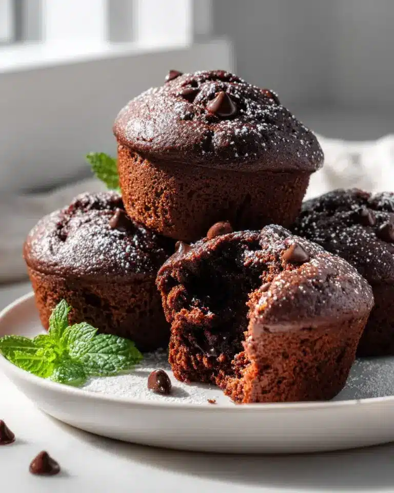 Geniale Chocolate Chip Brownie Muffins – unwiderstehlich gut