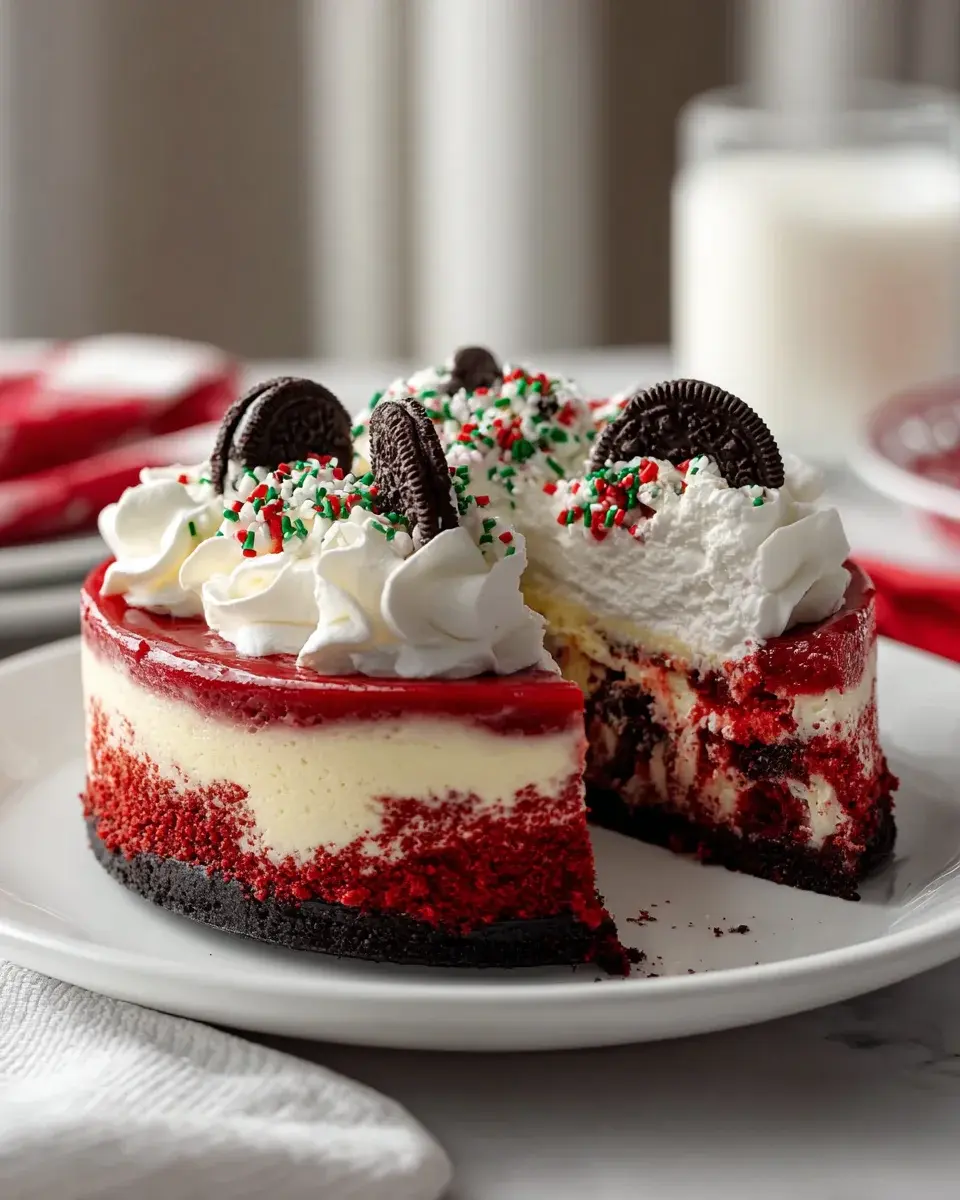 Festlicher Red Velvet Cheesecake: Lecker und einfach! 4 Christmas Red Velvet Cheesecake
