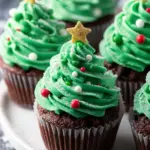 Christmas Tree Cupcakes 2