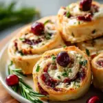 Cranberry Feta Pinwheels