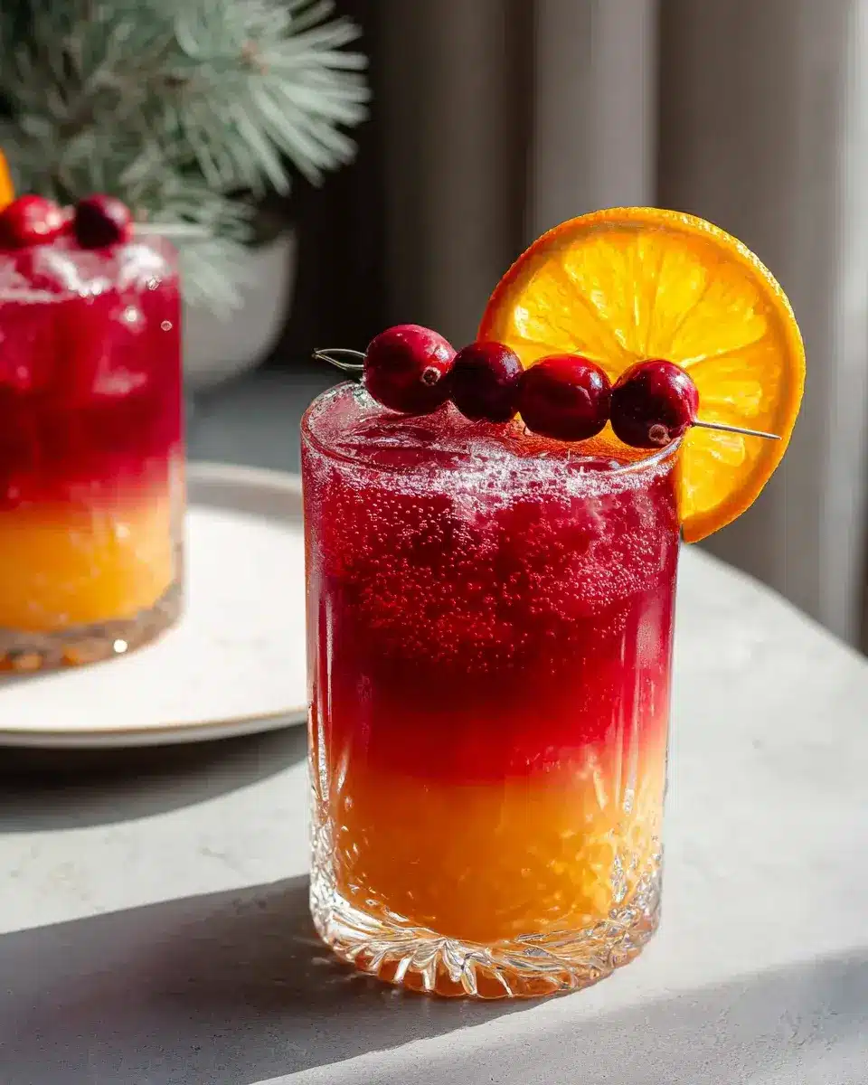 Cranberry Orange Mocktail