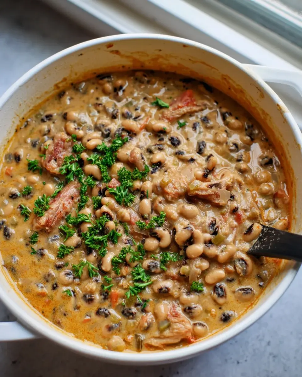 Cremige Black Eyed Peas: Ein einfaches Rezept für Genuss! 4 Creamy Black Eyed Peas