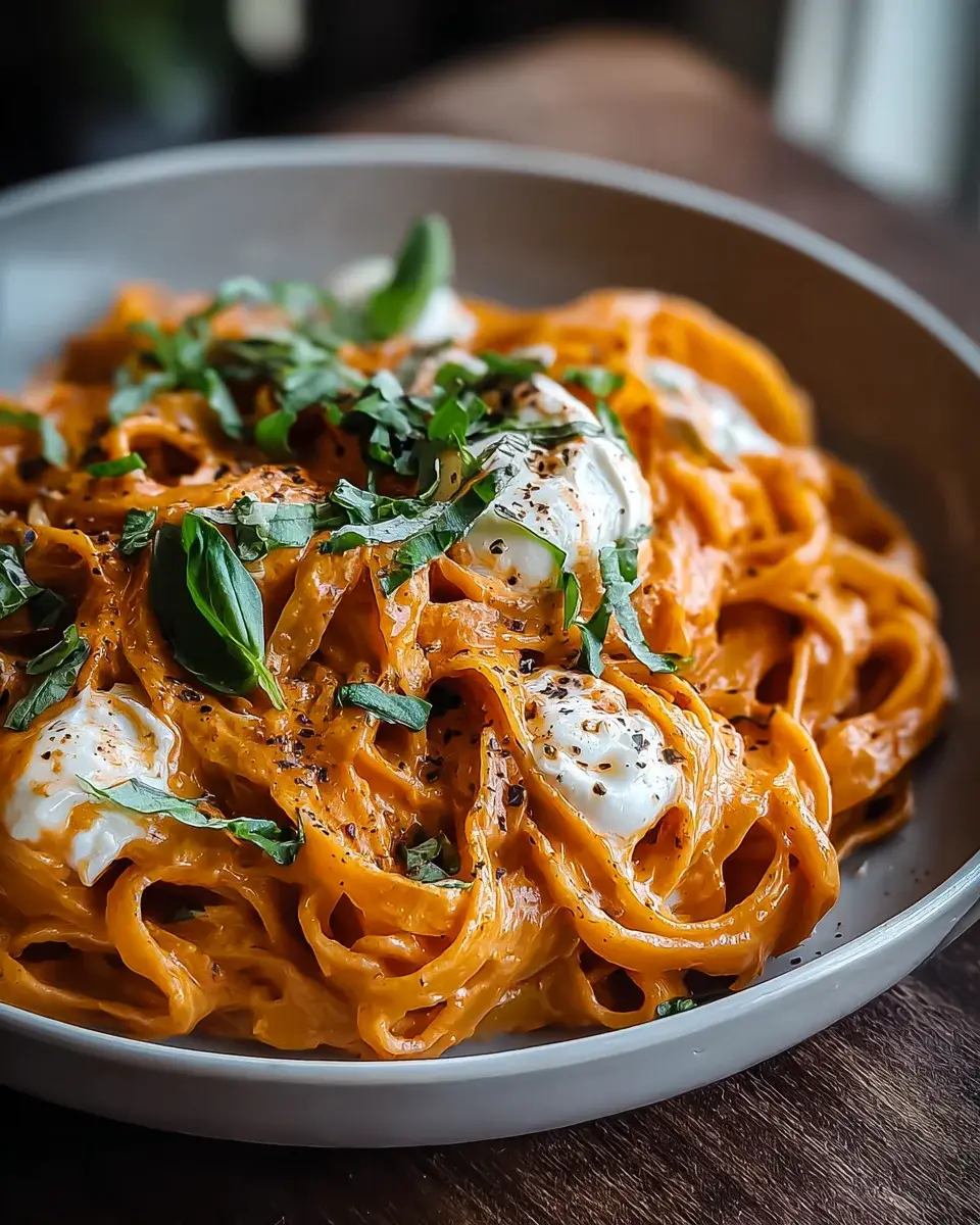 Creamy Red Pepper Pasta