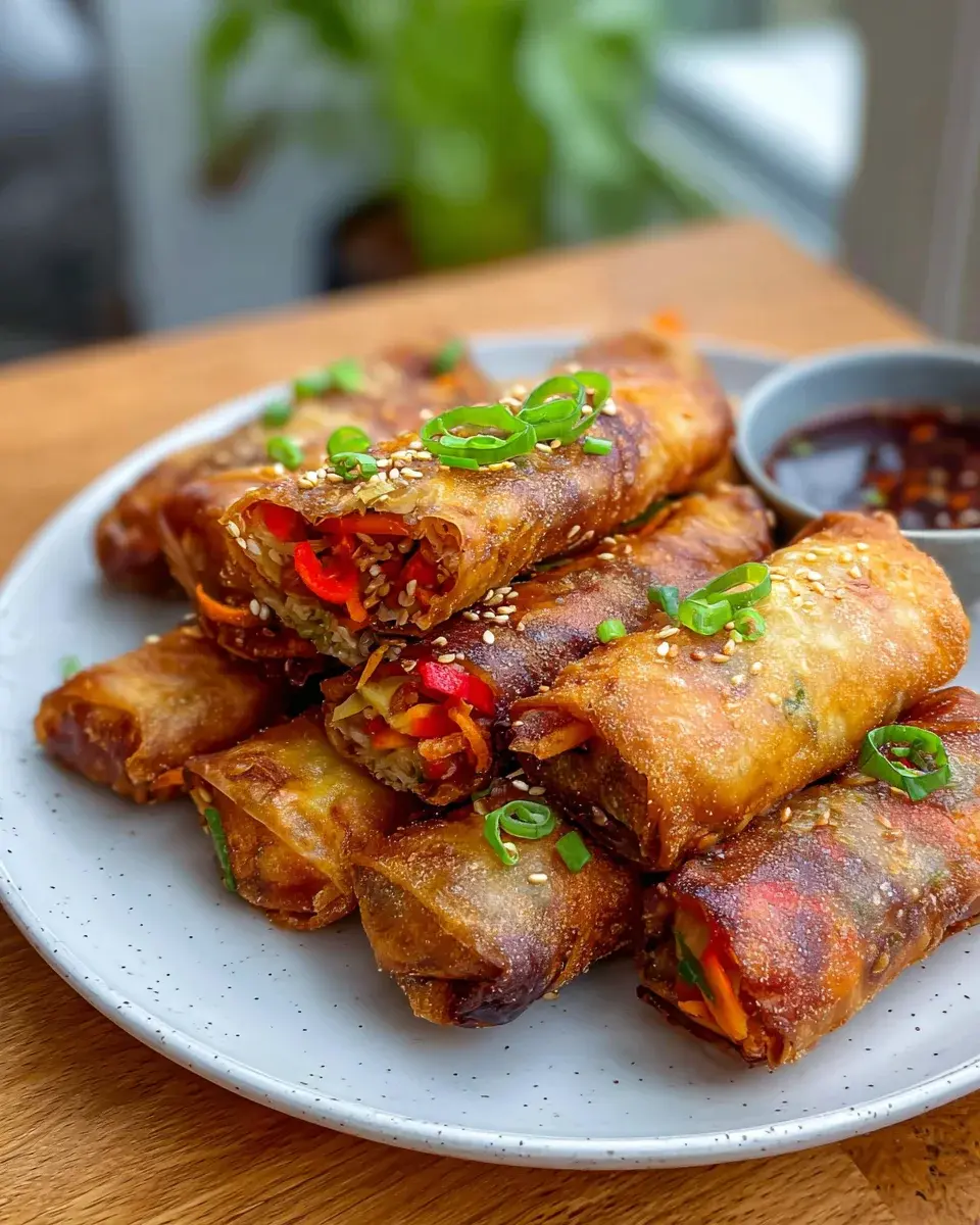 Crispy Frühlingsrollen Airfryer – Knusprig und lecker genießen! 4 Crispy Frühlingsrollen Airfryer