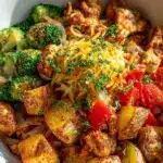 Crispy Potato And Chicken Bowl