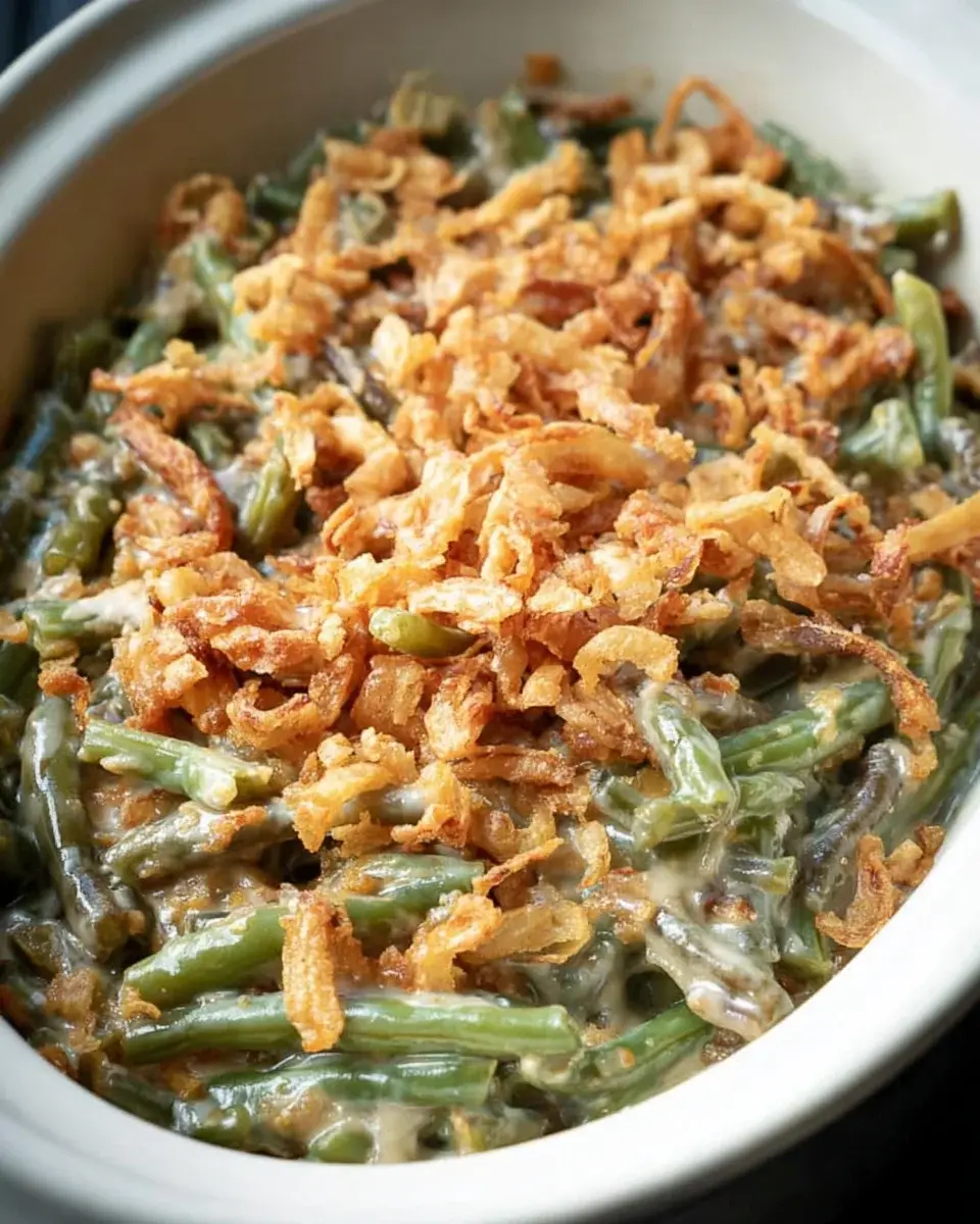 Einfache Crock Pot Grüner Bohnen Auflauf Rezept für Genuss! 4 Easy Crock Pot Green Bean Casserole