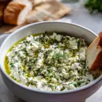 Easy Herb And Feta Olive Oil Dip