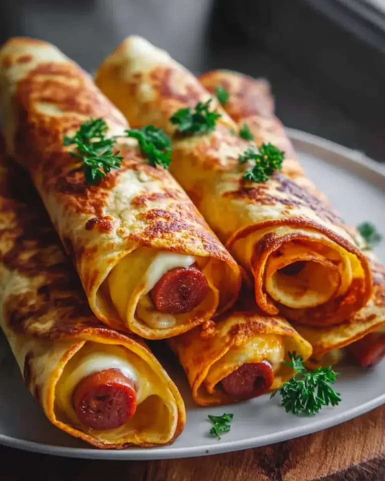 Gebackene Hot Dogs in Tortilla Teig – Lecker und einfach!
