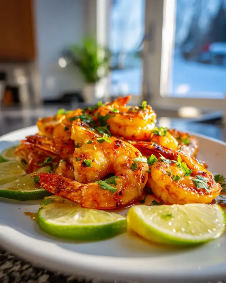 Saftige Gegrillte Garnelen mit Chili Limetten Marinade
