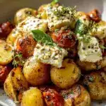 Gesunde Ofenkartoffeln Feta