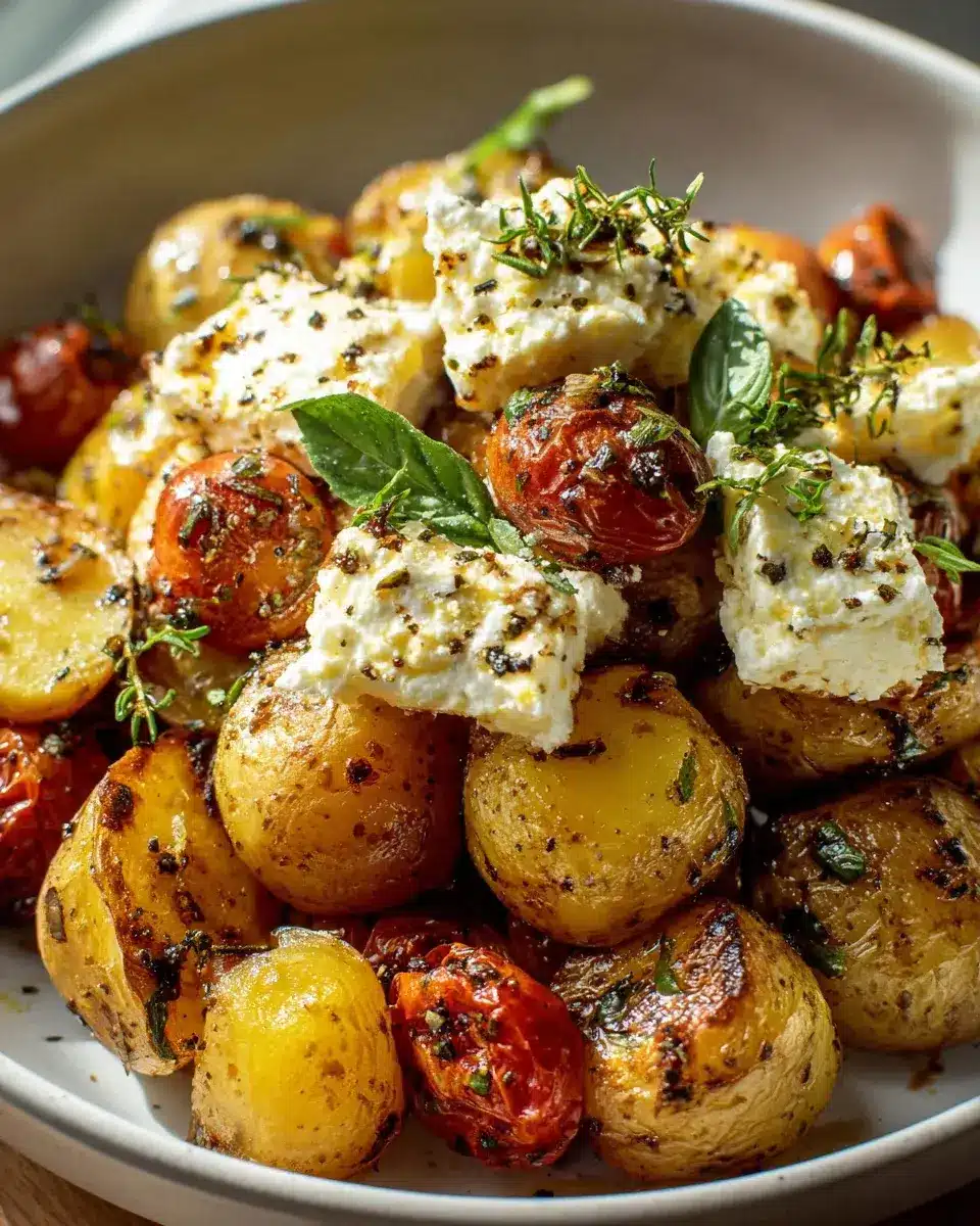 Gesunde Ofenkartoffeln Feta