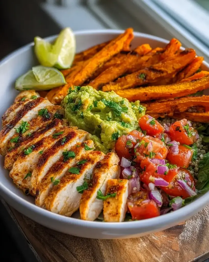 Leckere Grilled Herb Chicken Bowl – Gesund und einfach genießen!