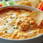 Healthy Crock Pot Buffalo Chicken Dip