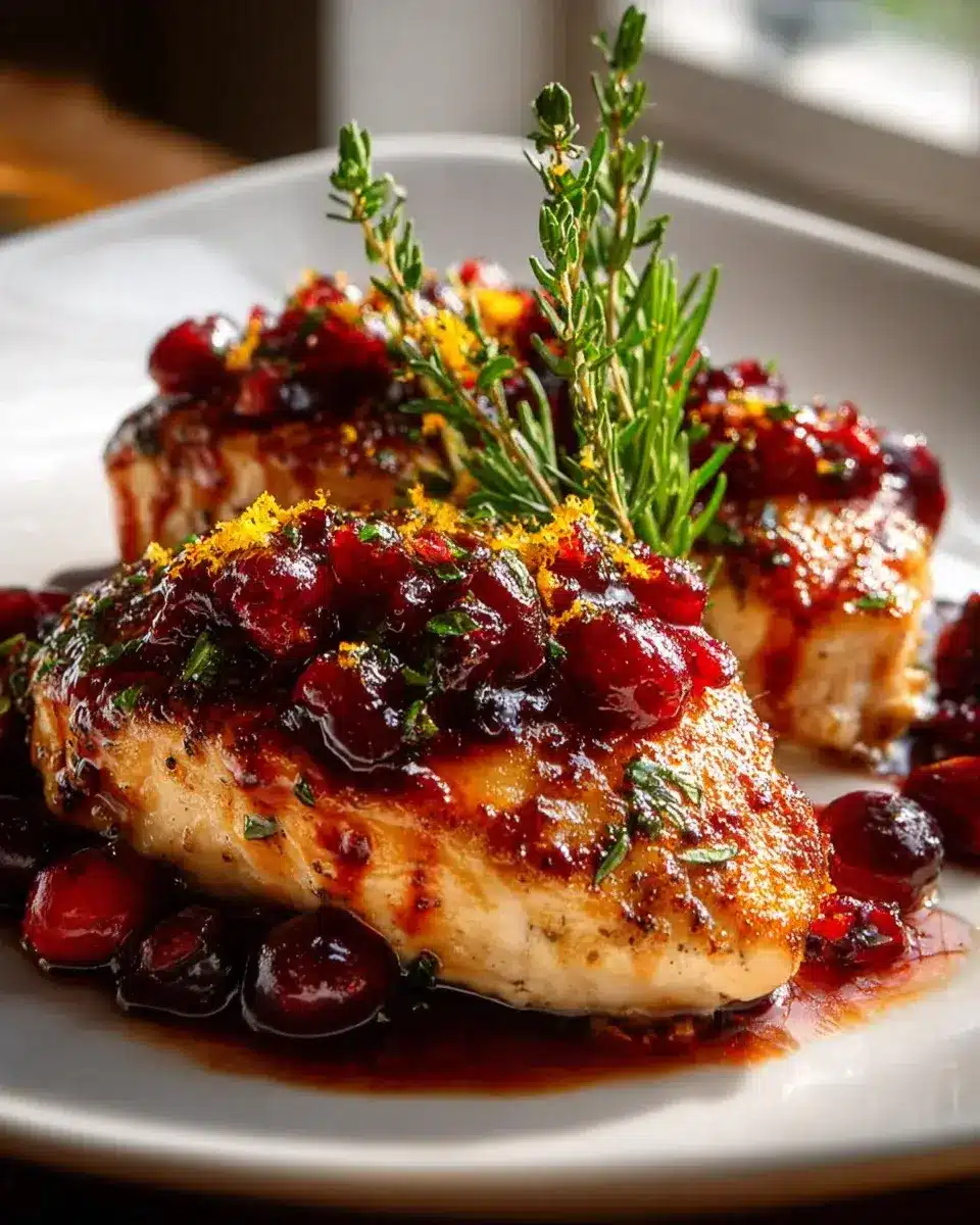 Hähnchenbrust Weihnachtlich