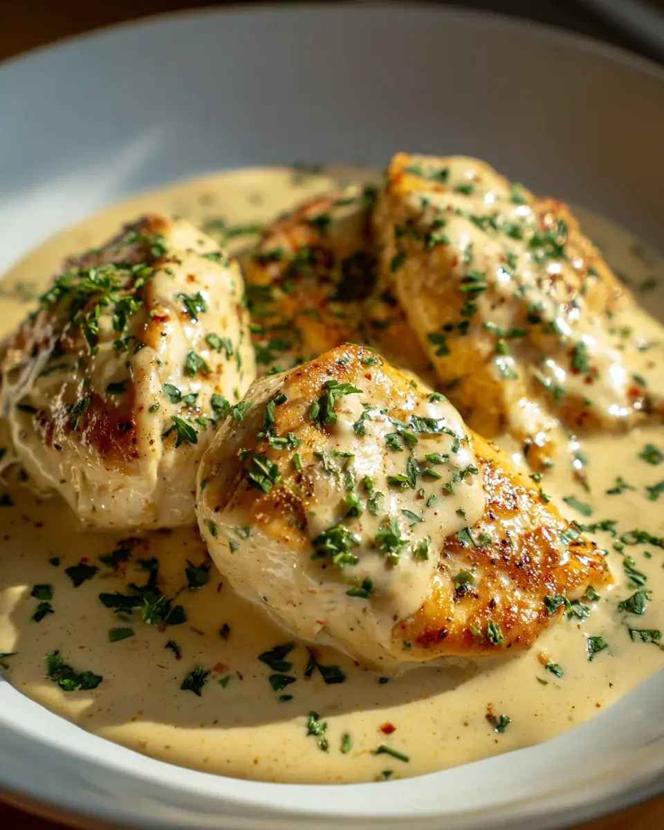 Hyhnchenfilet in Frischkyse Parmesan Soye