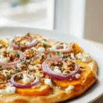 Kyrbis Flammkuchen mit Feta