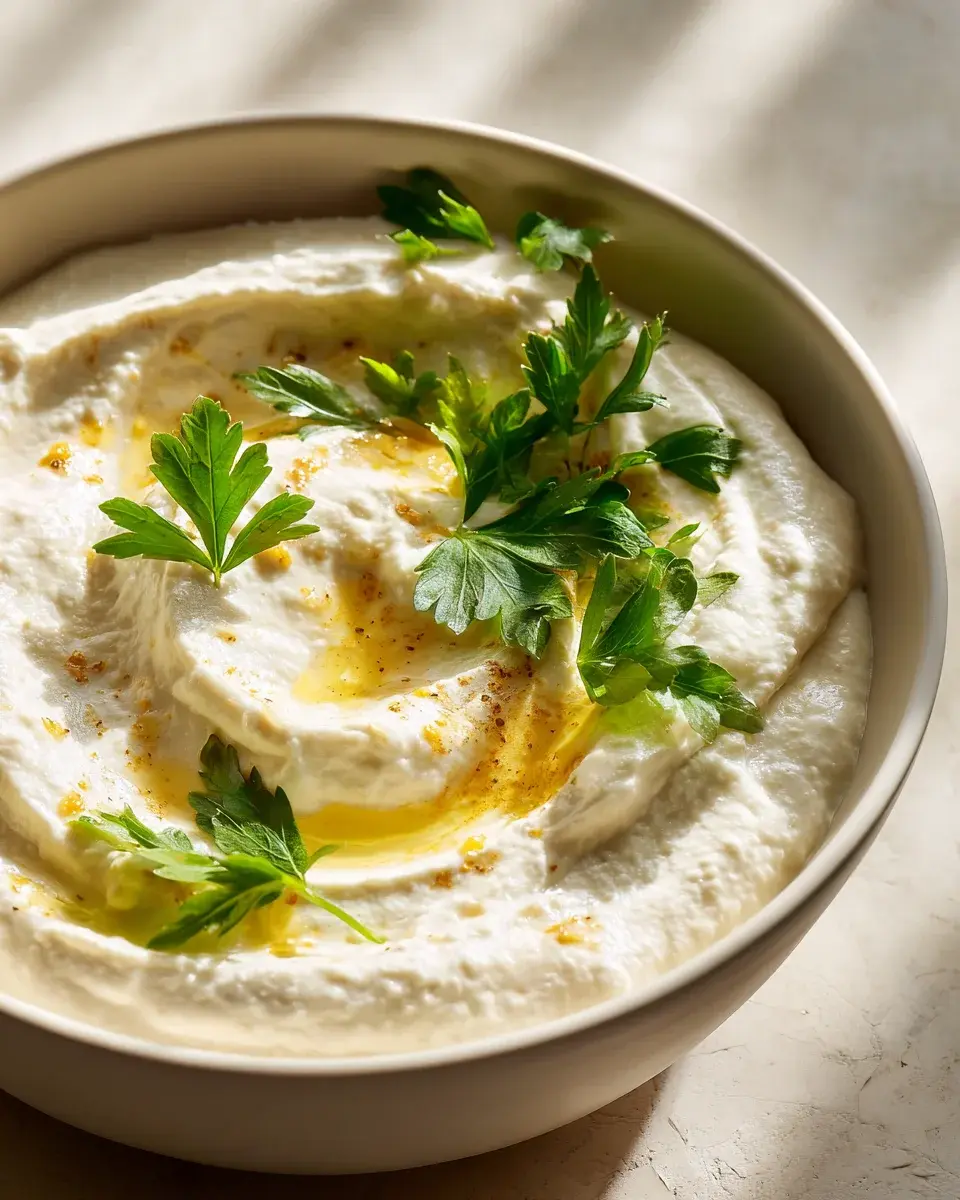Lebanese Garlic Sauce Toum