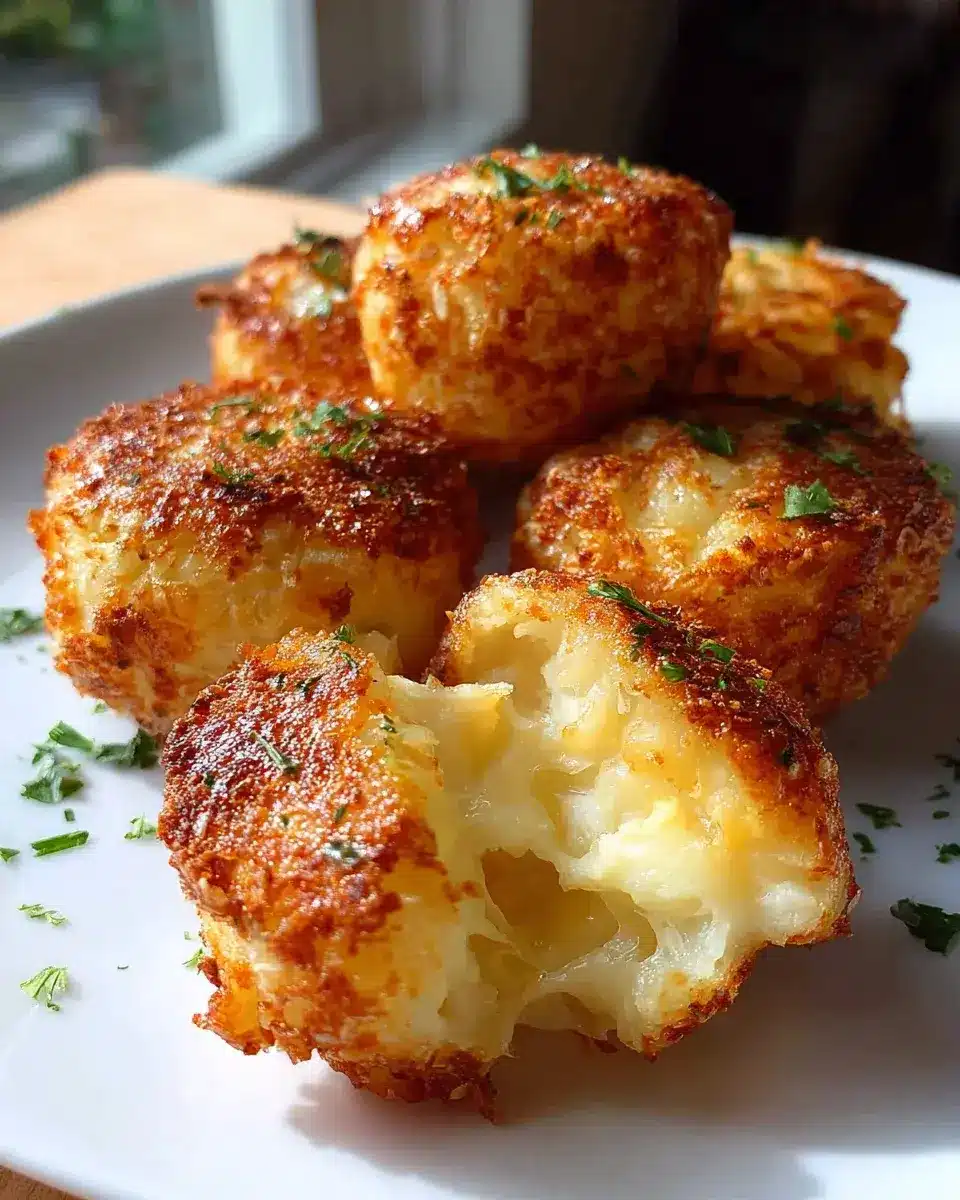 Käse-Püree-Puffs Rezept: Knusprige Leckerbissen genießen! 4 Mashed Potato Cheese Puffs
