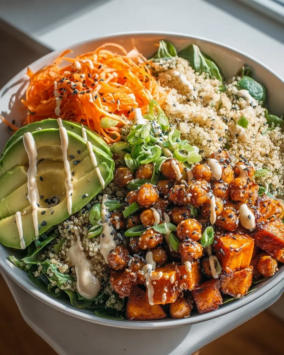 Miso Glazed Sweet Potato Bowl
