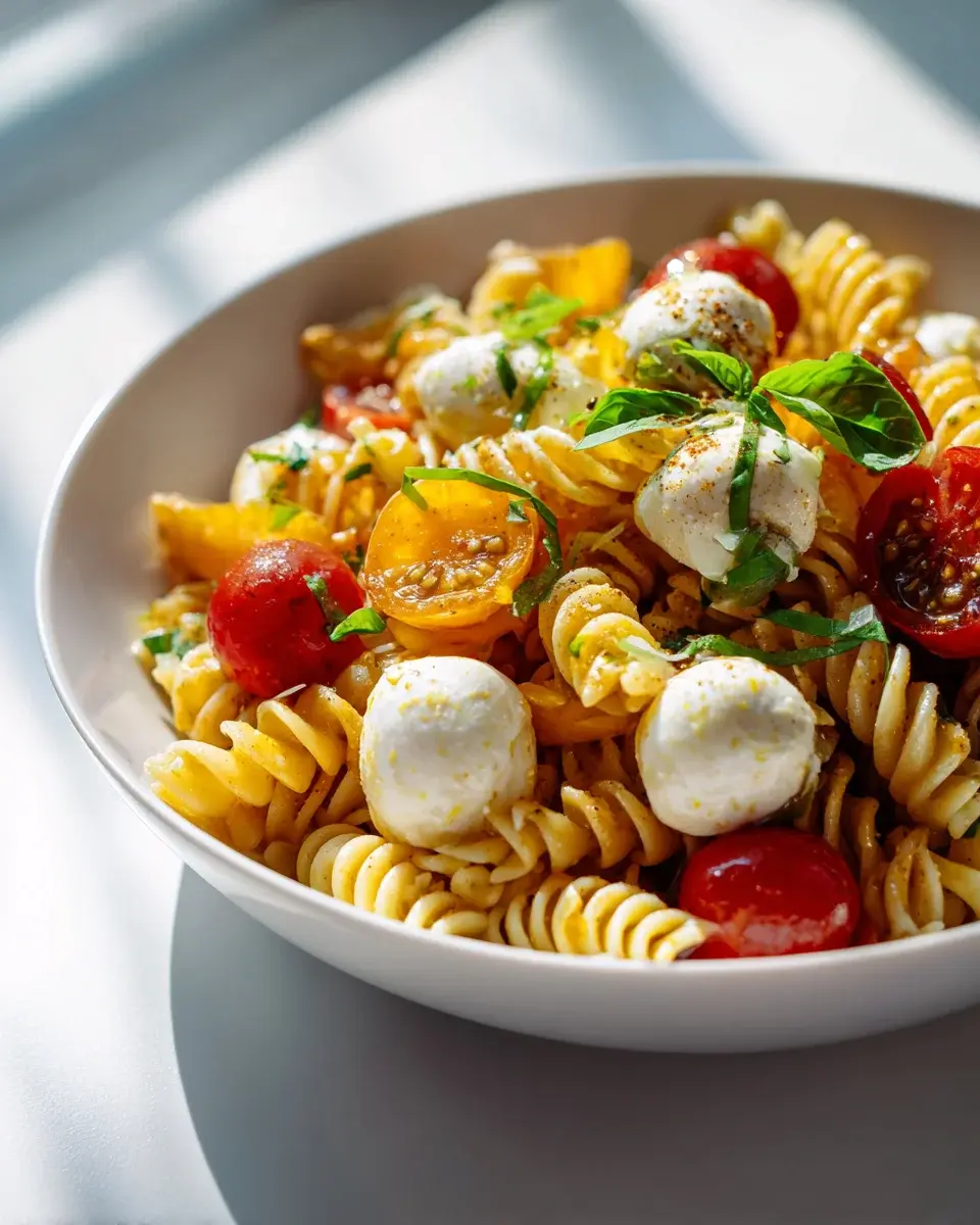 Tim Mälzer Nudelsalat: Mozzarella, Kirschtomaten – einfach lecker! 4 Nudelsalat mit Mozzarella und Kirsch-Extracttomaten