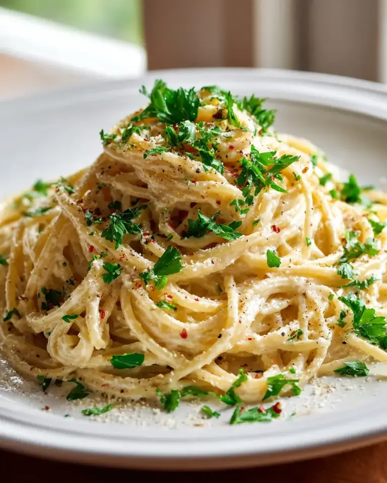 One Pot Cremige Knoblauch Pasta: Einfach, schnell & unwiderstehlich