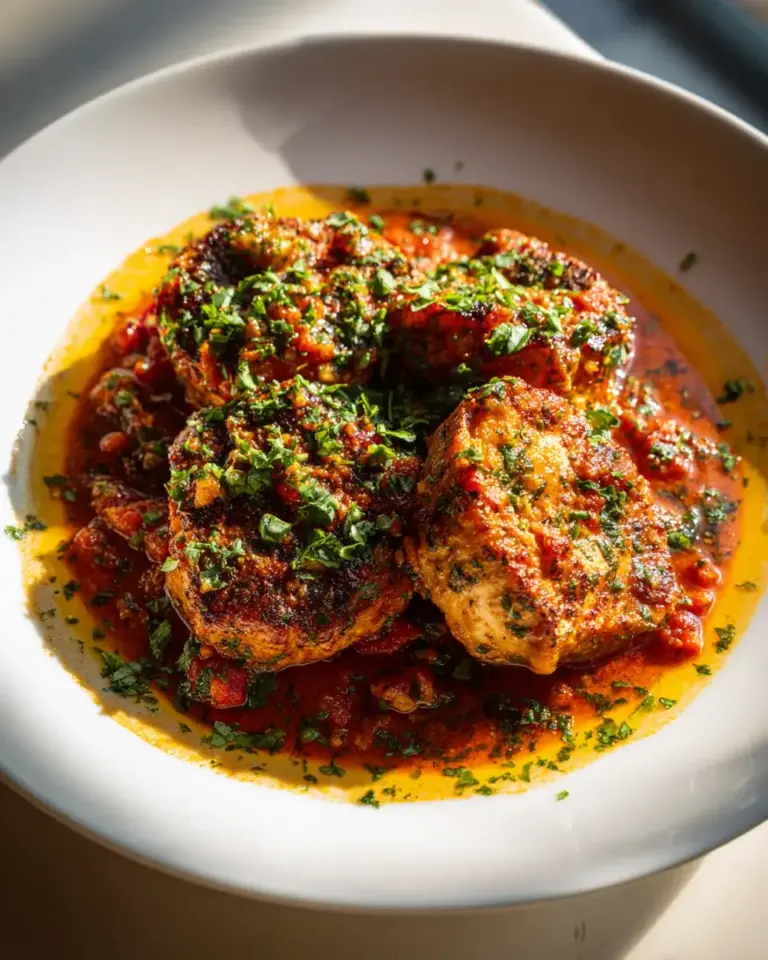 Protein Medaillons Rezept: Tomaten Kräuter Soße – Schnell & Lecker