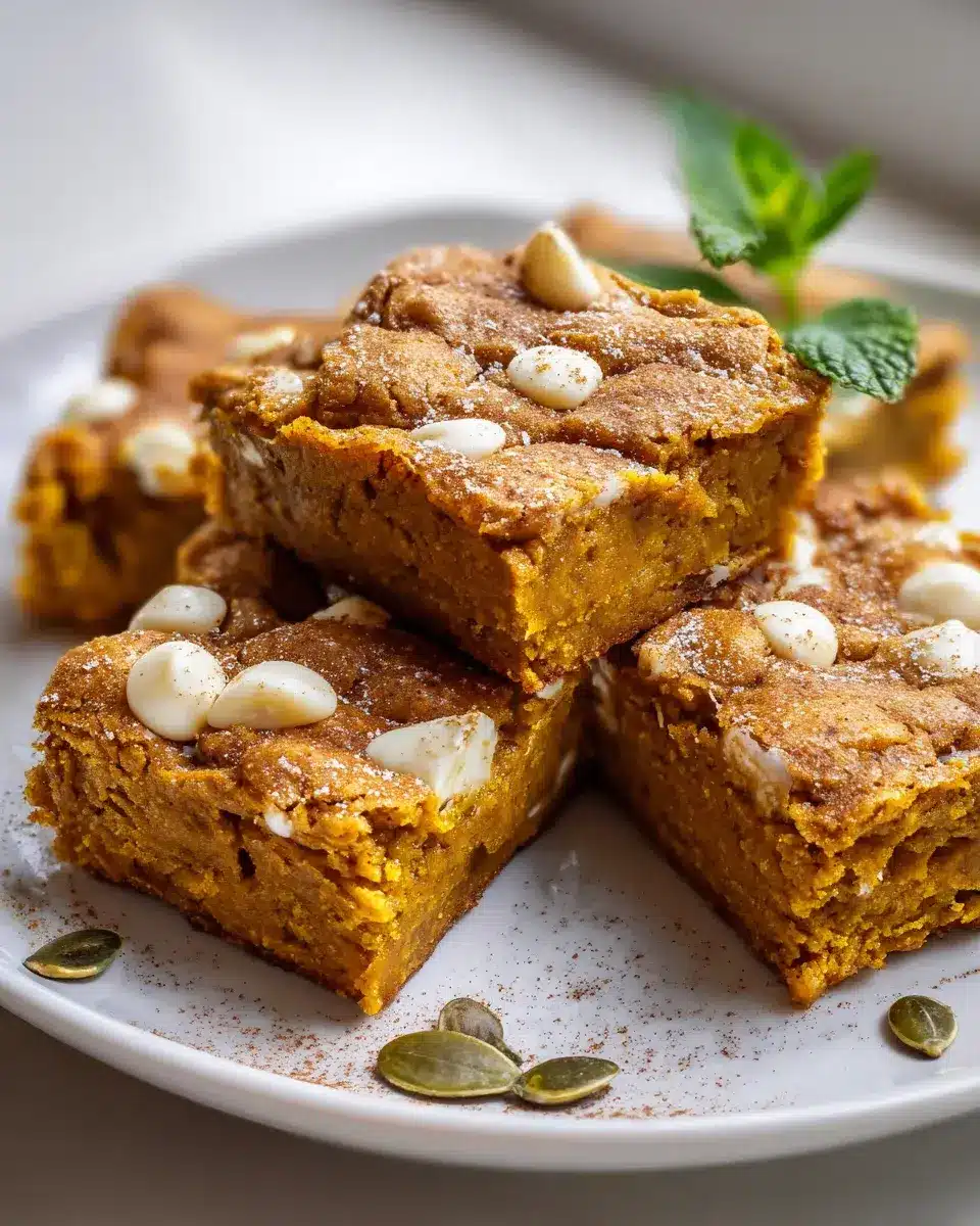 Pumpkin Blondies Rezept
