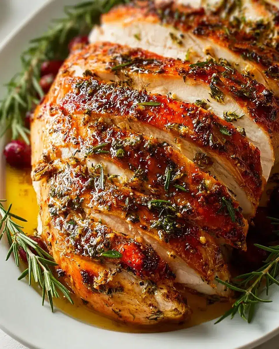 Geröstete Putenbrust mit Knoblauch-Kräuter-Butter Rezept 4 Putenbrust mit Knoblauch Kräuterbutter