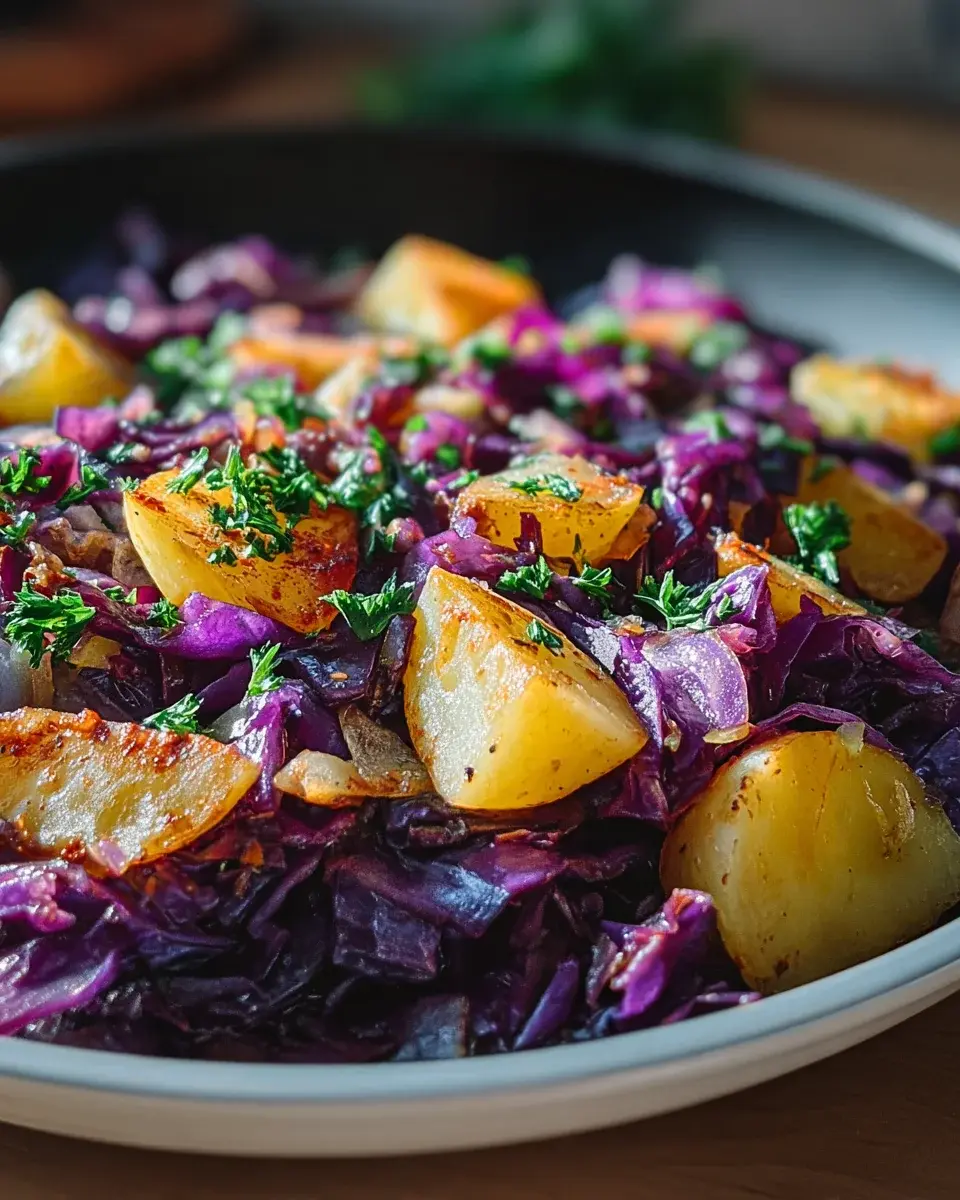 Rotkohl Pfanne mit Kartoffeln: Dein schnelles Lieblingsrezept 4 Rotkohl Pfanne Mit Kartoffeln