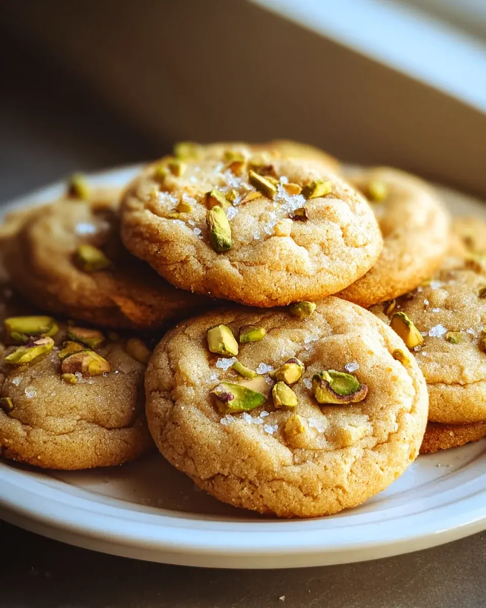 Salted Honey Pistachio Cookies